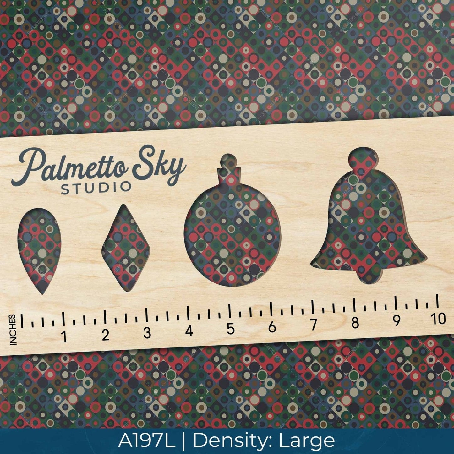 A197 Funky Dotted Squares - Palmetto Sky Studio