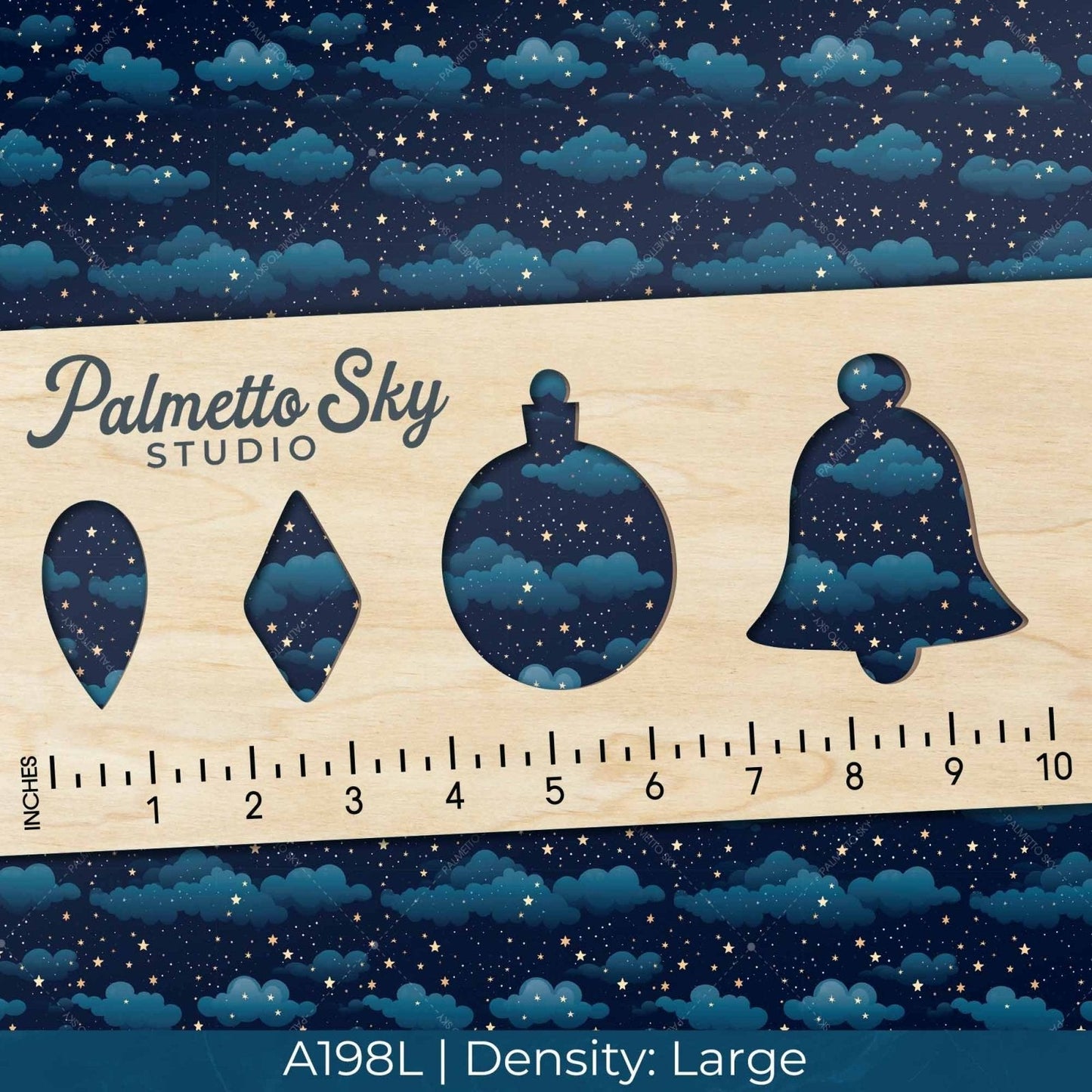 A198 Starry Night Clouds - Palmetto Sky Studio