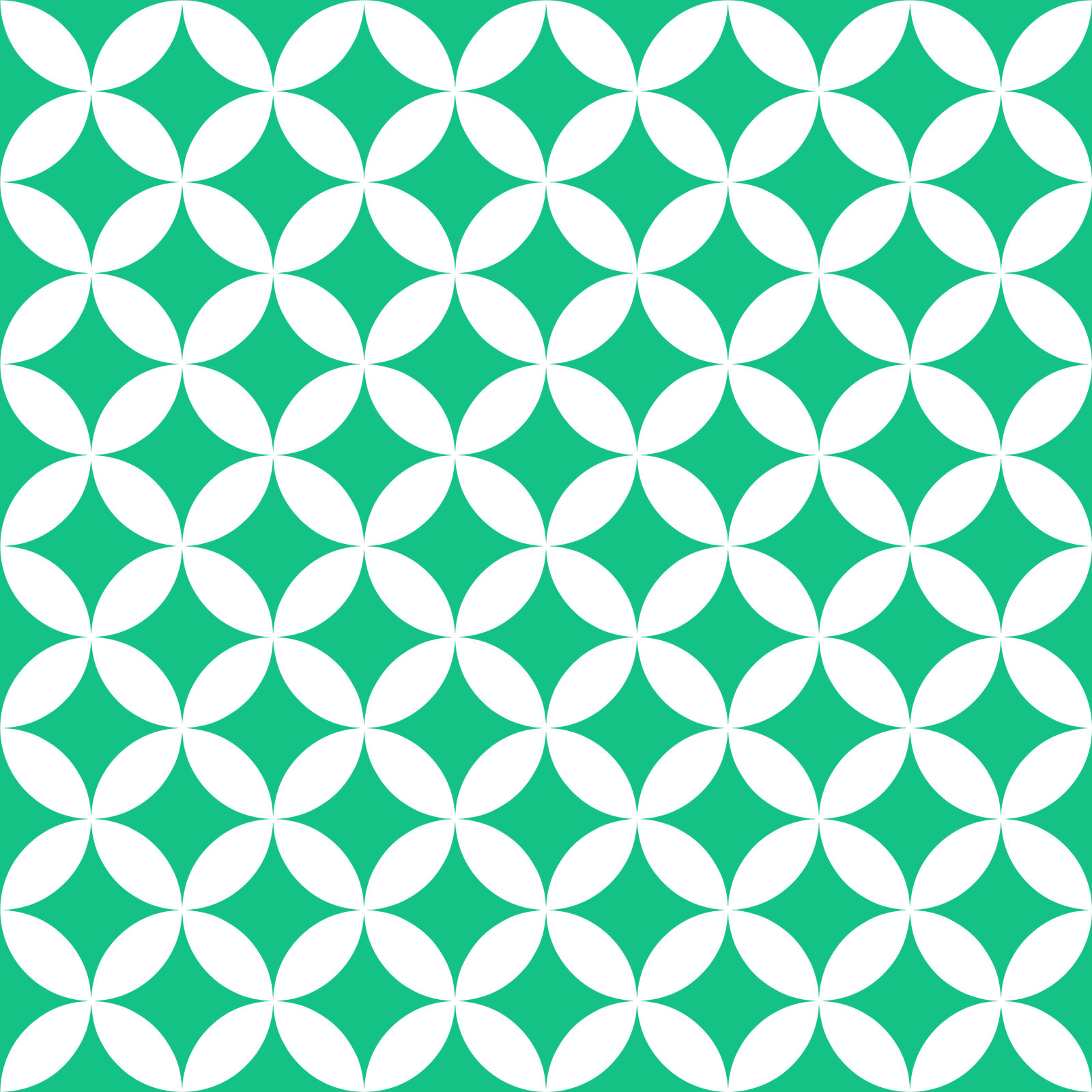 A200 Green Geometric Circles - Palmetto Sky Studio