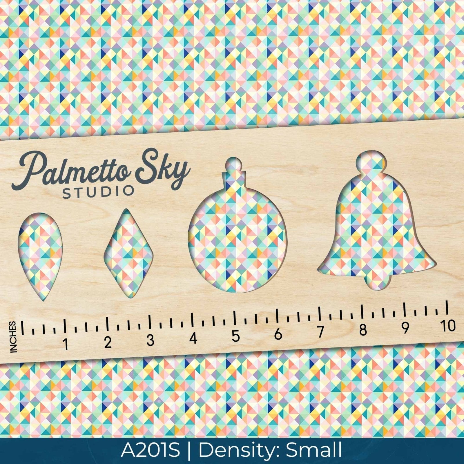 A201 Bright Geometric Diamonds - Palmetto Sky Studio