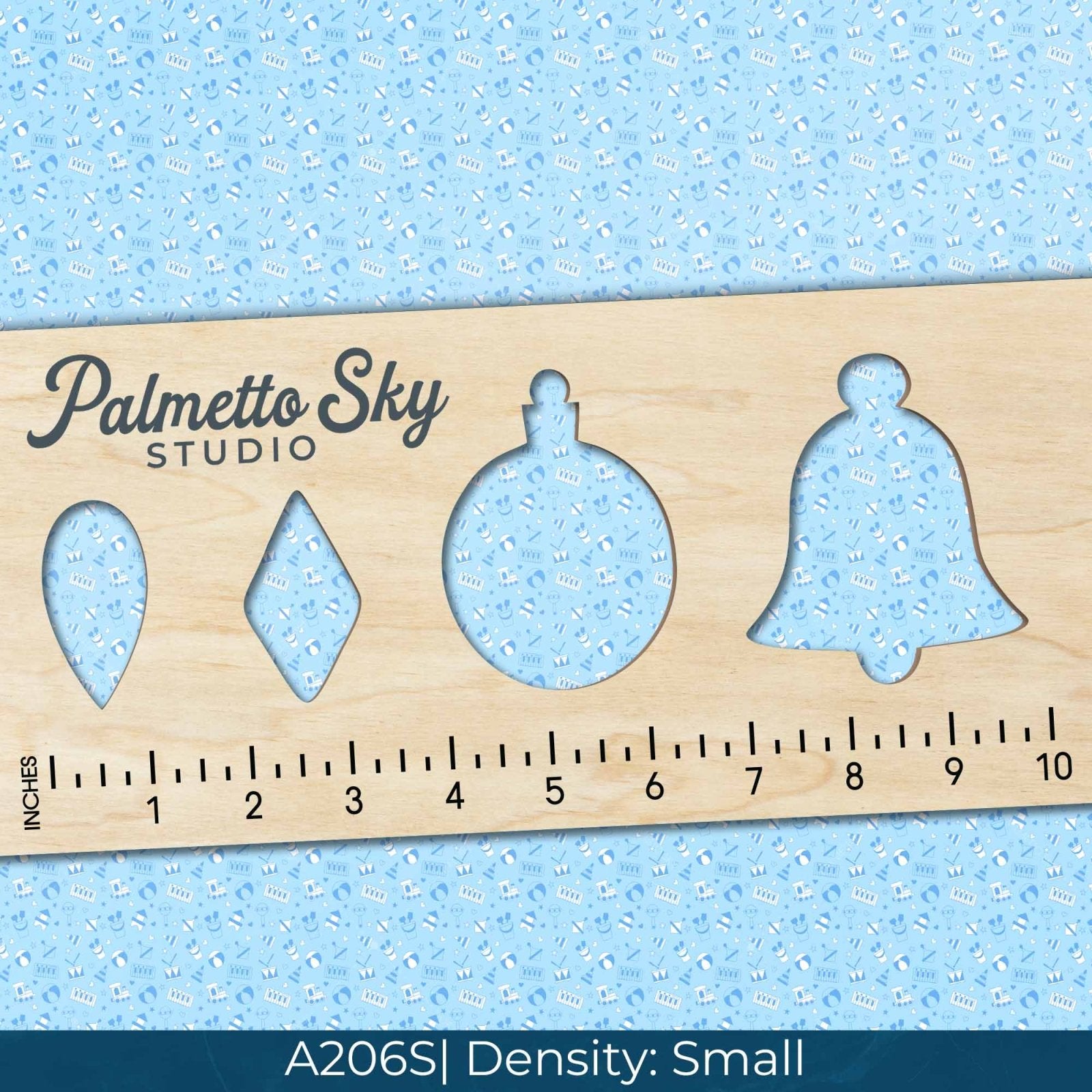 A206 Blue Baby Toys - Palmetto Sky Studio