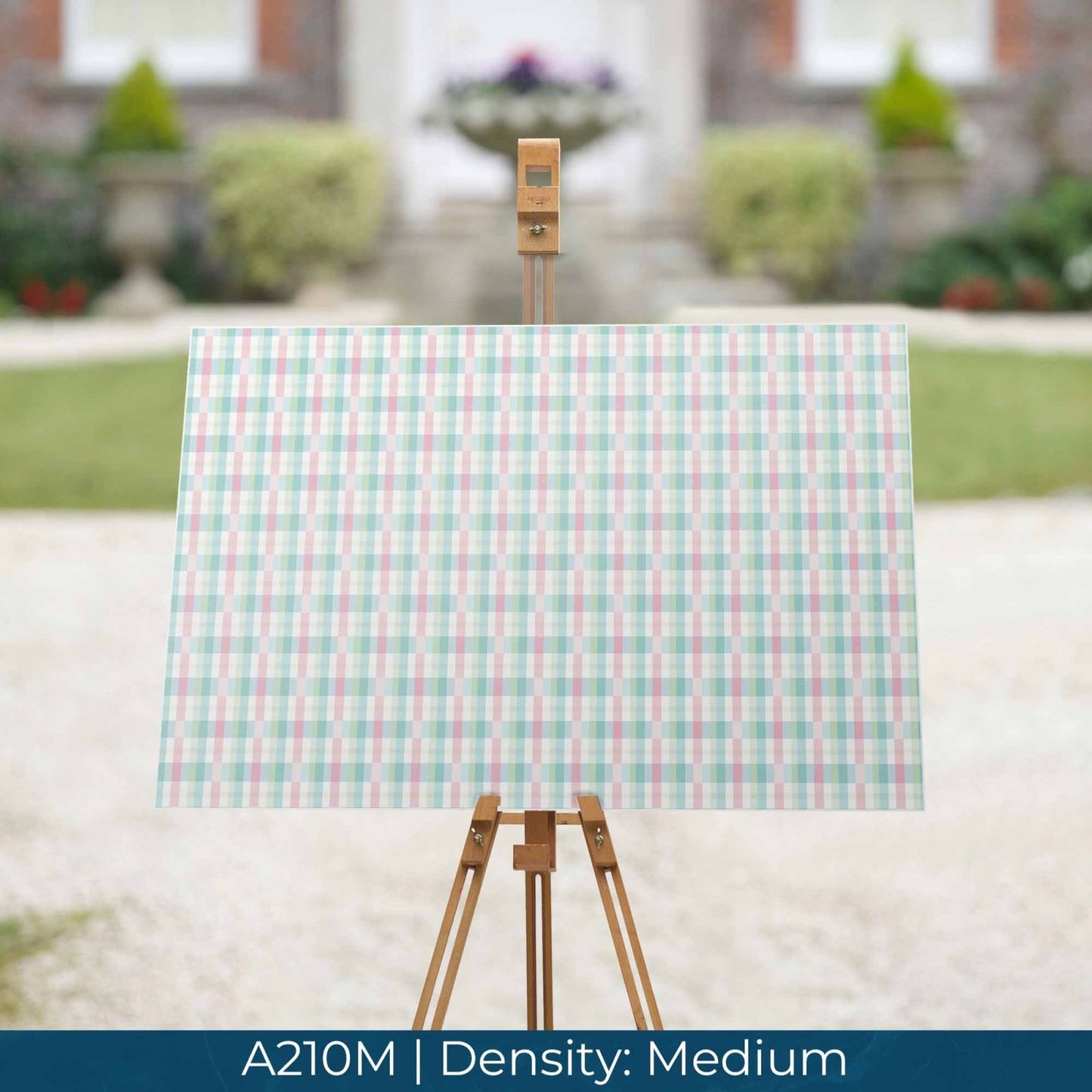 A210 Pastel Geometric Plaid - Palmetto Sky Studio