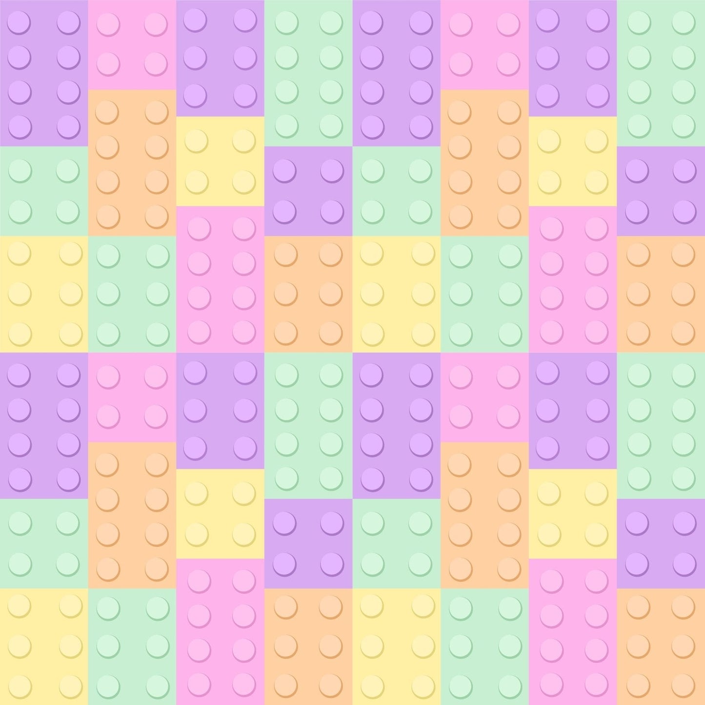 A217 Brightly Colored Bricks - Palmetto Sky Studio