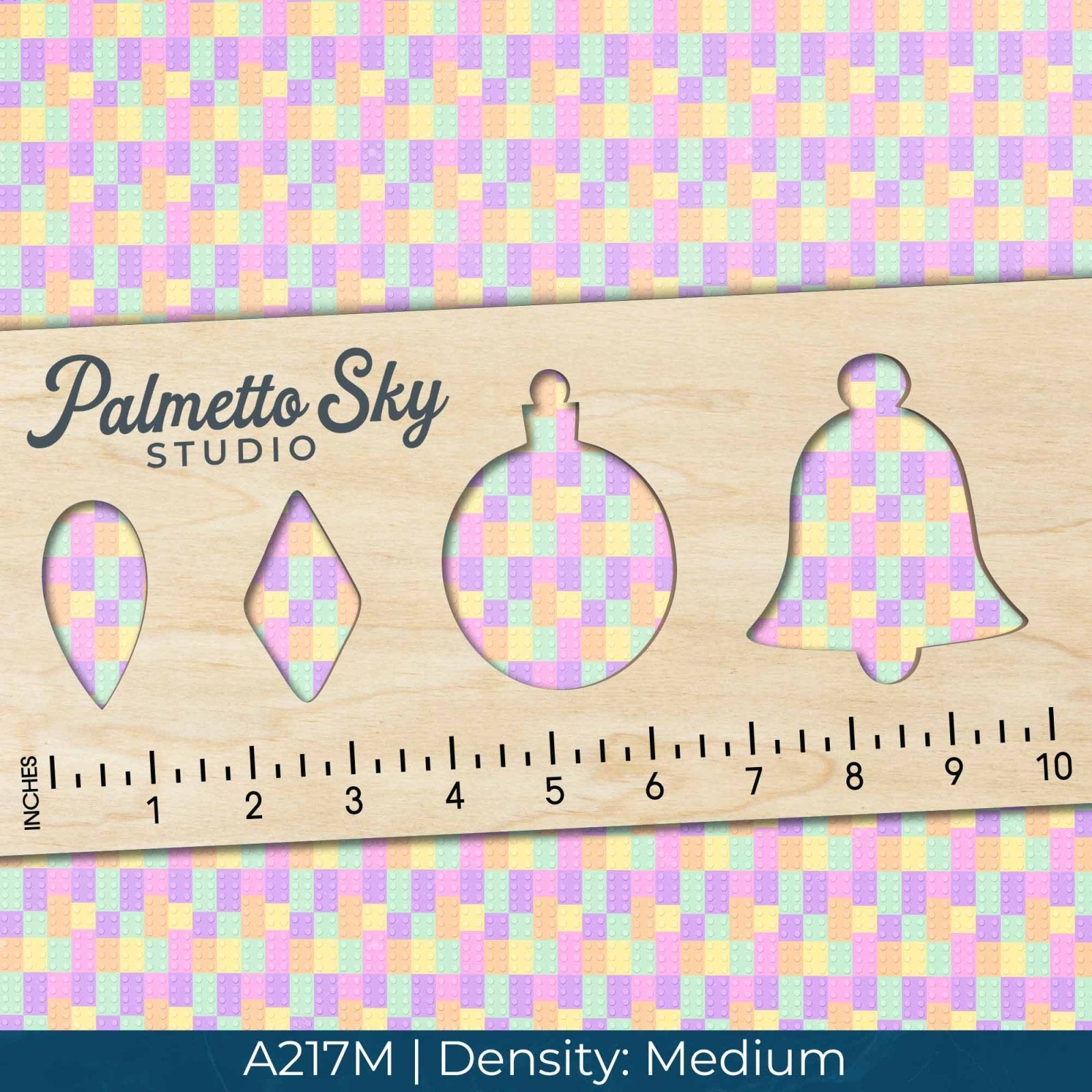 A217 Brightly Colored Bricks - Palmetto Sky Studio