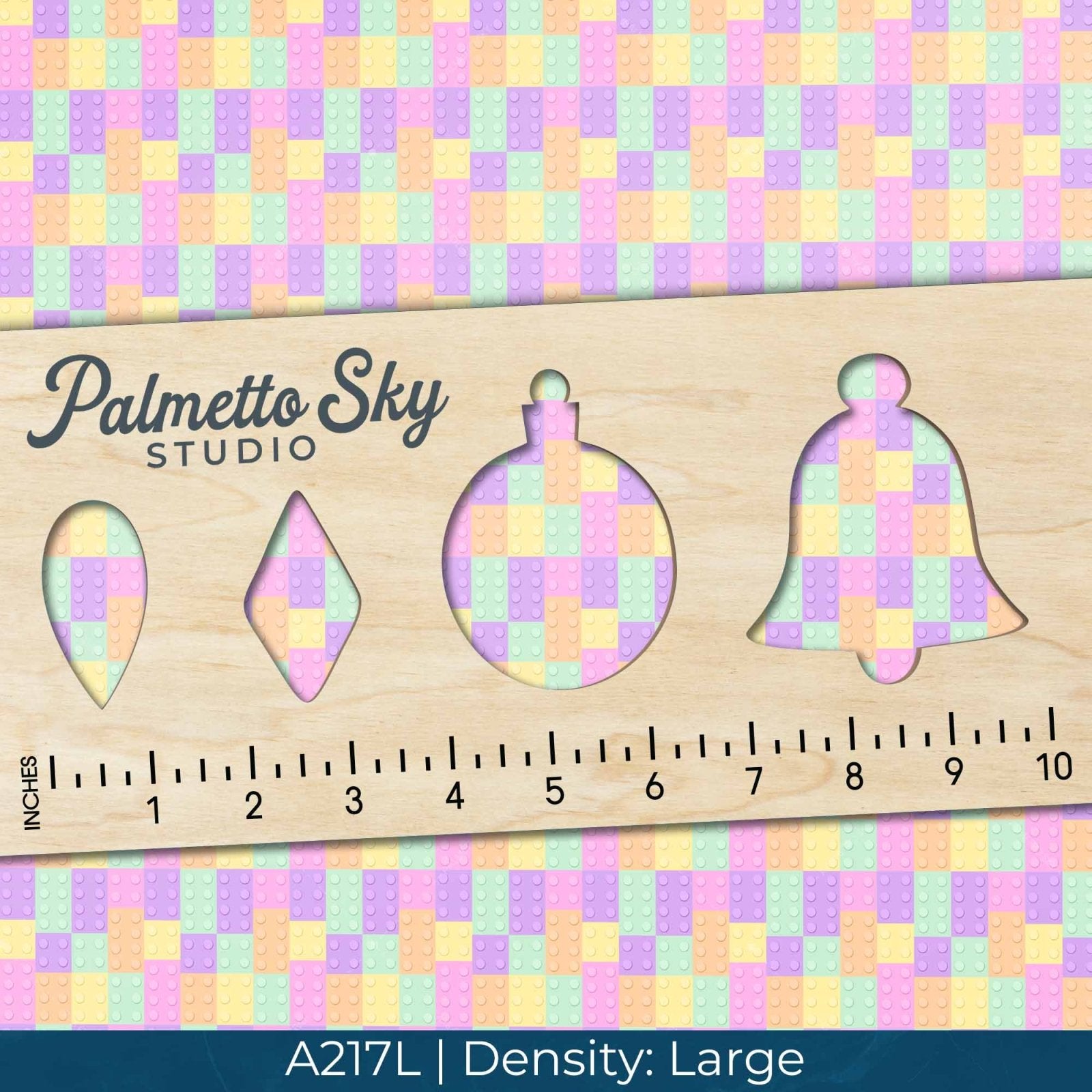 A217 Brightly Colored Bricks - Palmetto Sky Studio