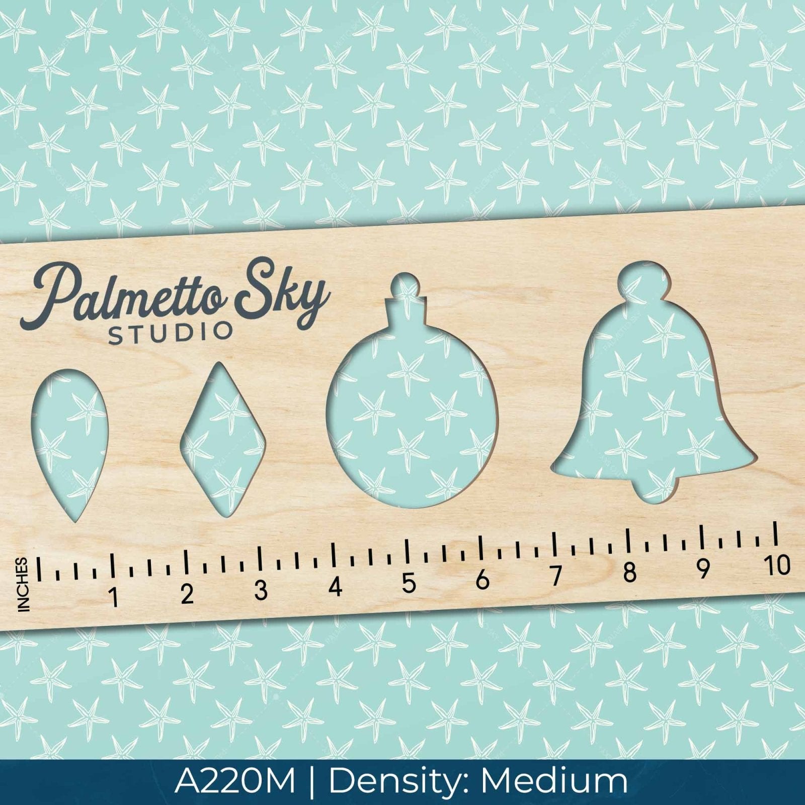 A220 Mint Star Seashells - Palmetto Sky Studio