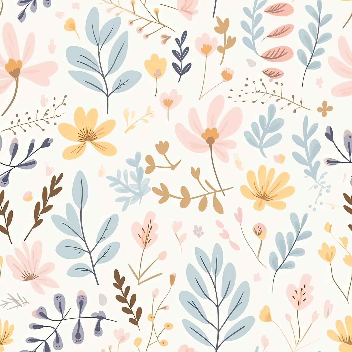 A227 Delicate Pastel Blossoms - Palmetto Sky Studio