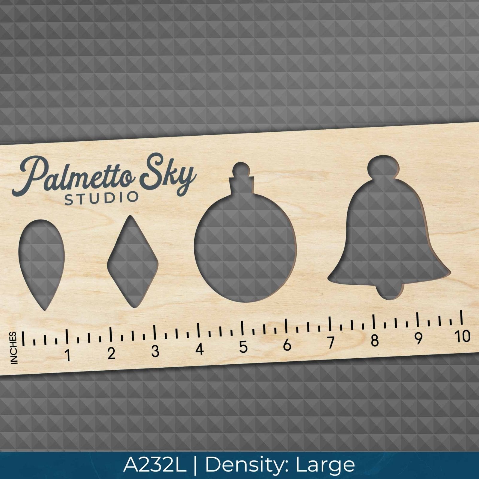 A232 Gray Studded Texture - Palmetto Sky Studio