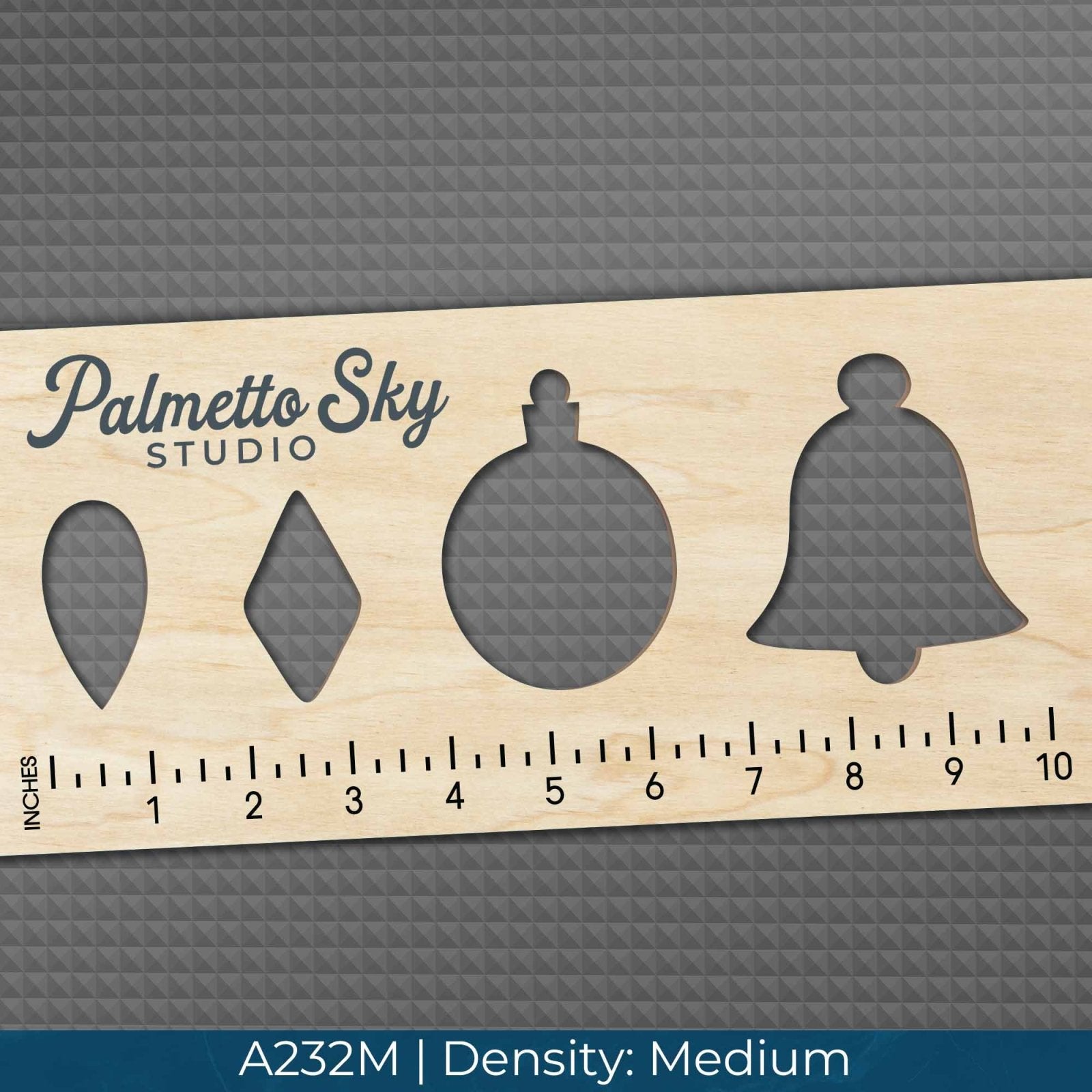 A232 Gray Studded Texture - Palmetto Sky Studio