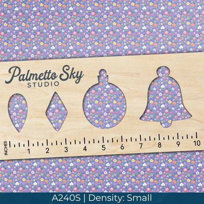 A240 Purple Flower Faces - Palmetto Sky Studio