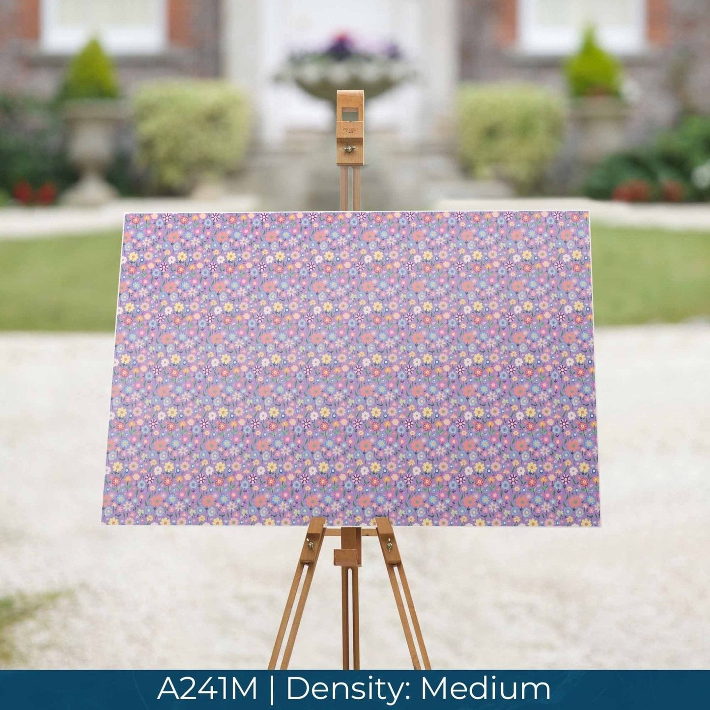 A241 Purple Flower Garden - Palmetto Sky Studio