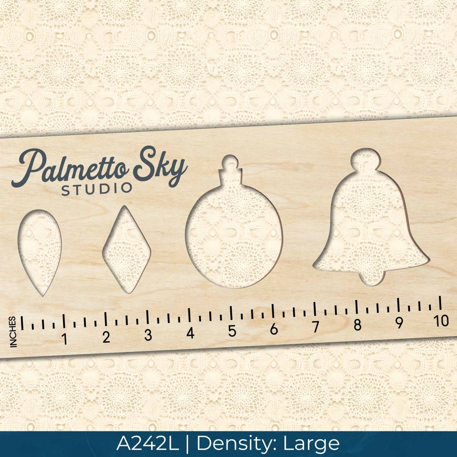 A242 White Cream Lace - Palmetto Sky Studio