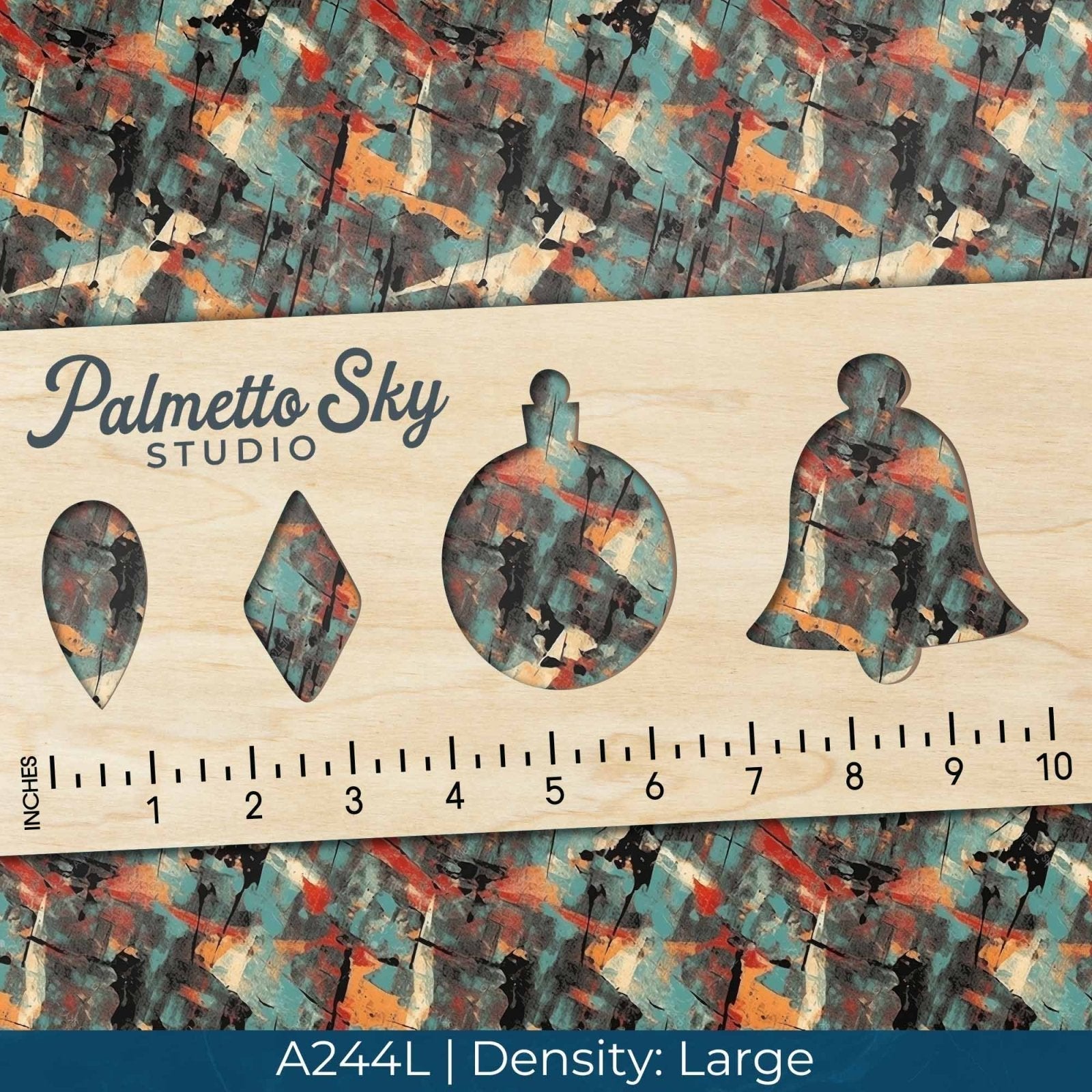 A244 Painted Concrete Graffiti - Palmetto Sky Studio