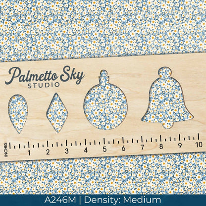 A246 Blue Yellow Blossoms - Palmetto Sky Studio