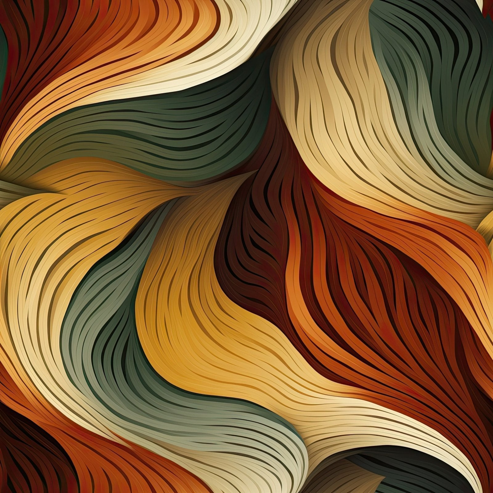 Abstract Earth Pattern A251 Abstract Earth Tones - Palmetto Sky Studio
