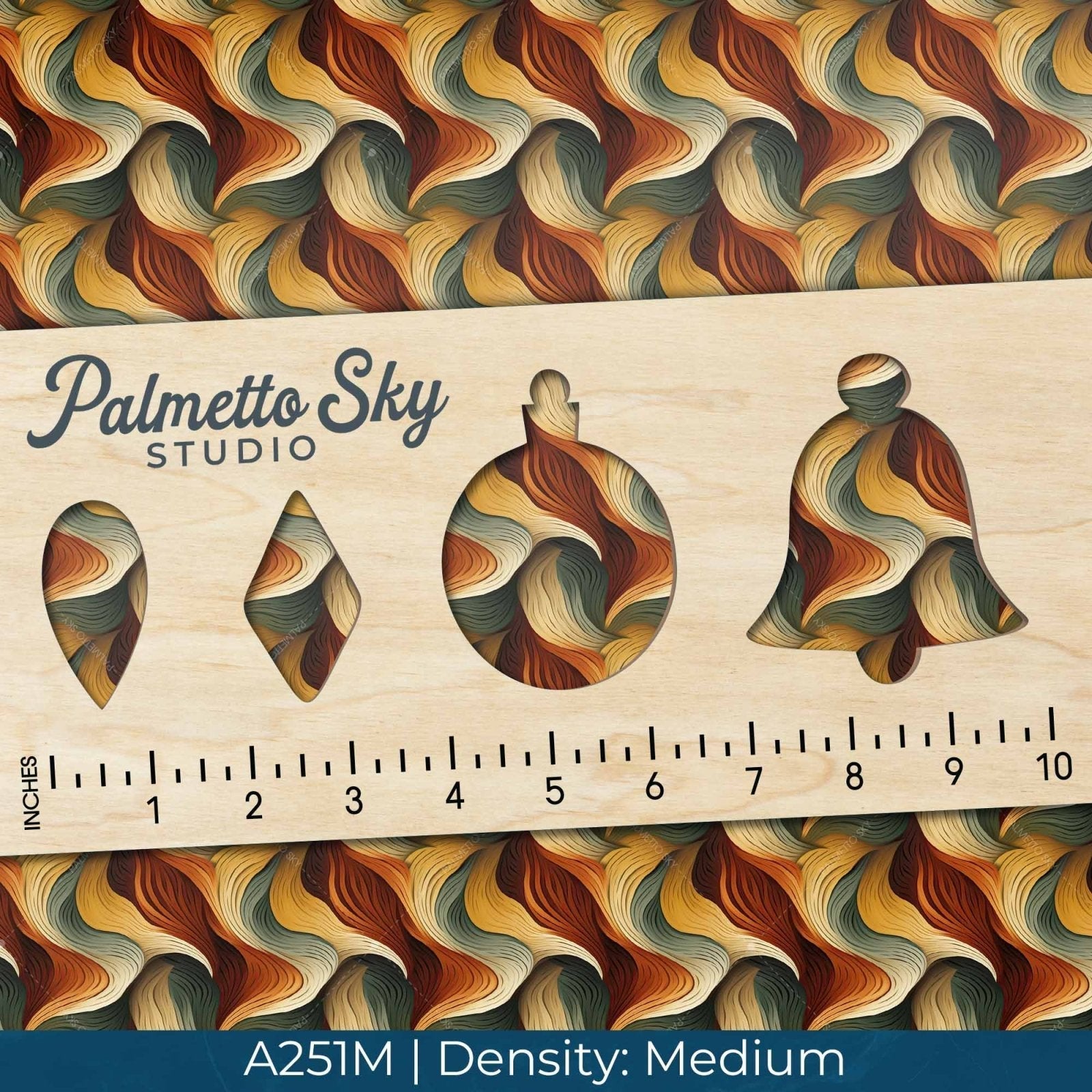 A251 Abstract Earth Tones - Palmetto Sky Studio