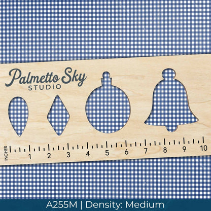 A255 Navy Gingham Plaid - Palmetto Sky Studio