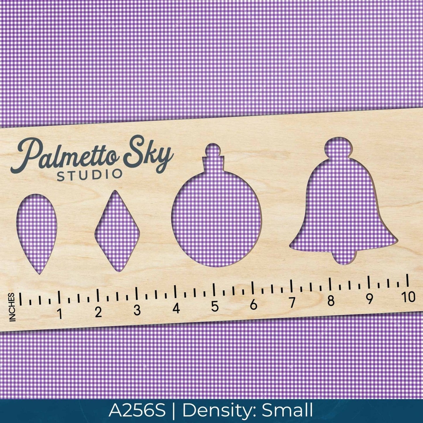 A256 Purple Gingham Plaid - Palmetto Sky Studio