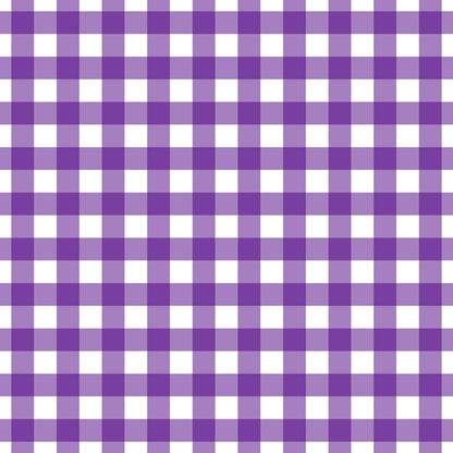 A256 Purple Gingham Plaid - Palmetto Sky Studio