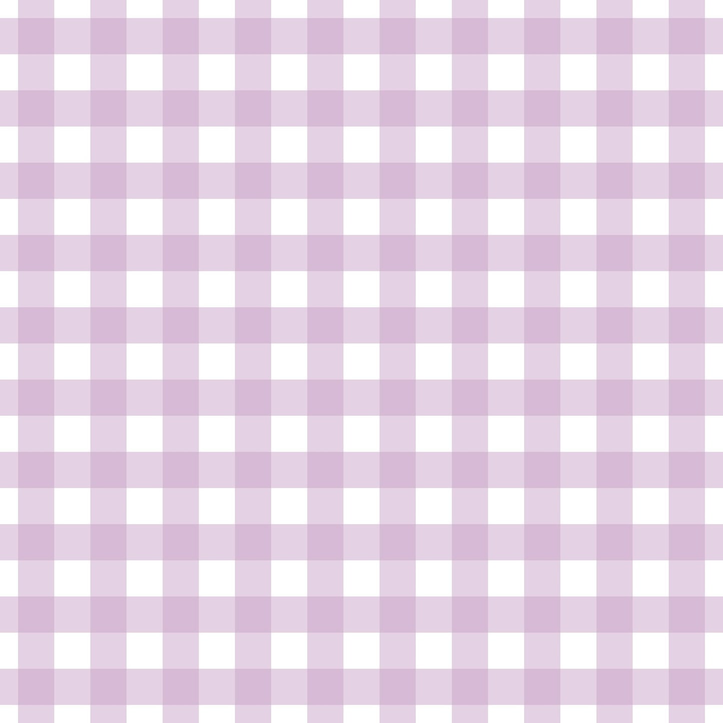 A257 Lilac Gingham Plaid - Palmetto Sky Studio