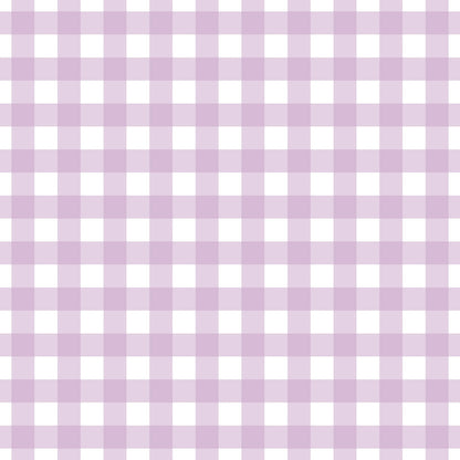 A257 Lilac Gingham Plaid - Palmetto Sky Studio