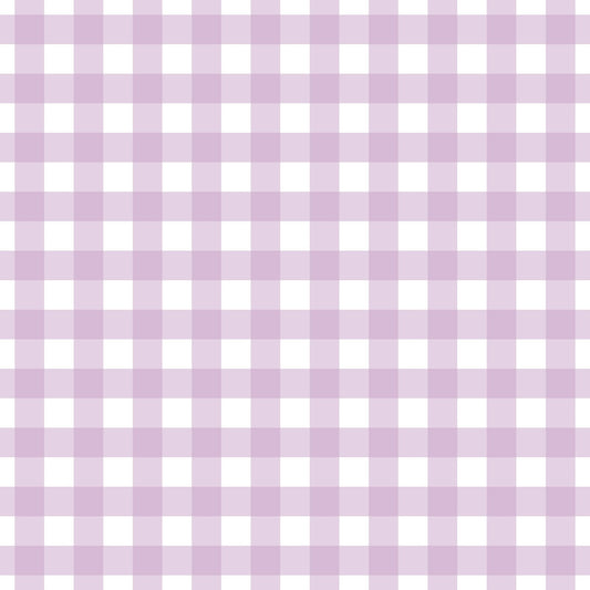 A257 Lilac Gingham Plaid - Palmetto Sky Studio