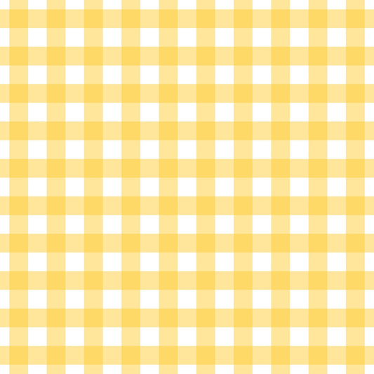 A258 Yellow Gingham Plaid - Palmetto Sky Studio