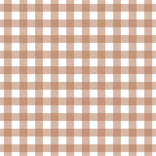 A262 Khaki Gingham Plaid - Palmetto Sky Studio