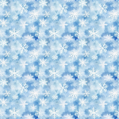A263 Winter Watercolor Snowflakes - Palmetto Sky Studio