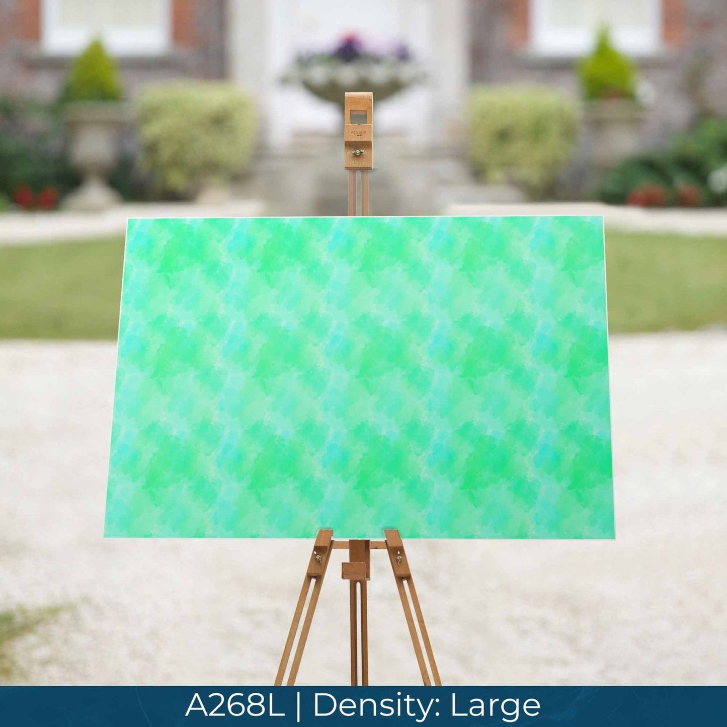 A268 Green Abstract Watercolor - Palmetto Sky Studio