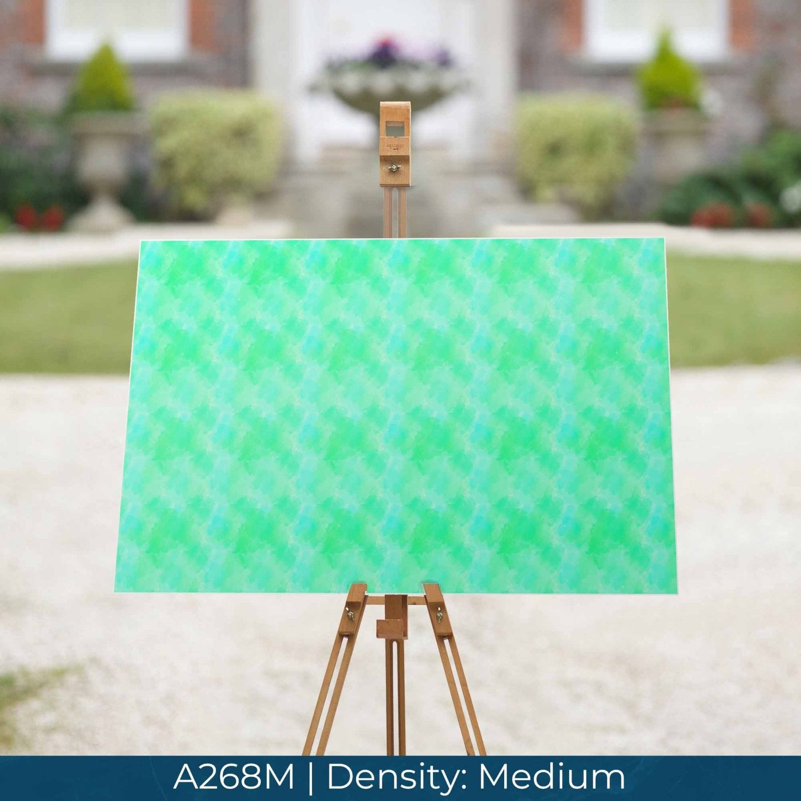 A268 Green Abstract Watercolor - Palmetto Sky Studio