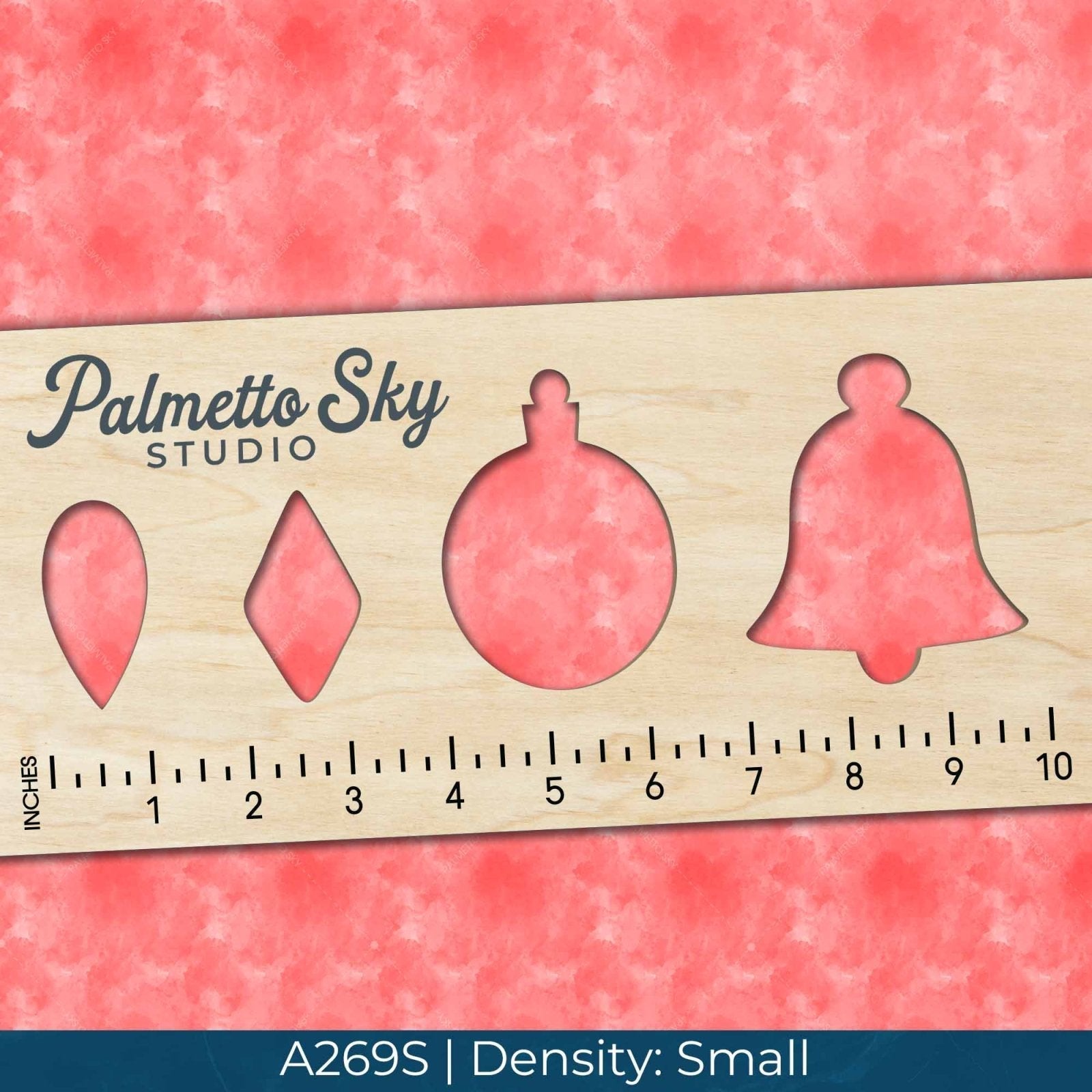A269 Red Abstract Watercolor - Palmetto Sky Studio