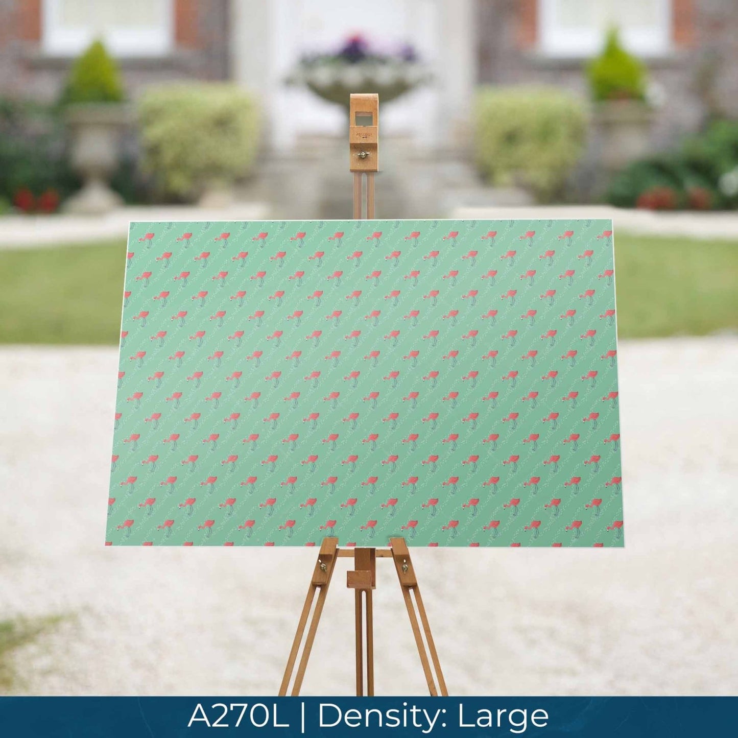 A270 Teal Flamingo Print - Palmetto Sky Studio