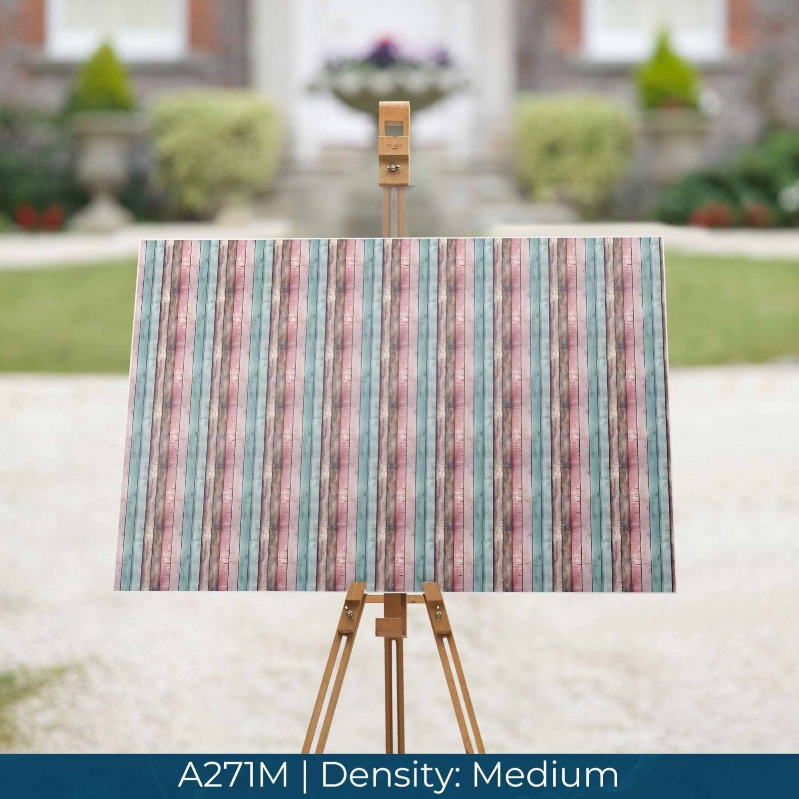 A271 Blue Pink Rustic Wood - Palmetto Sky Studio