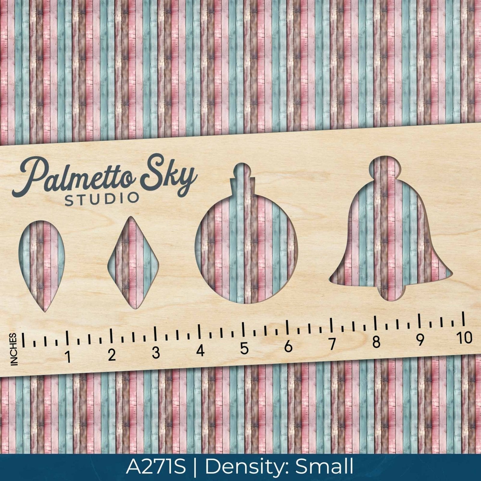 A271 Blue Pink Rustic Wood - Palmetto Sky Studio