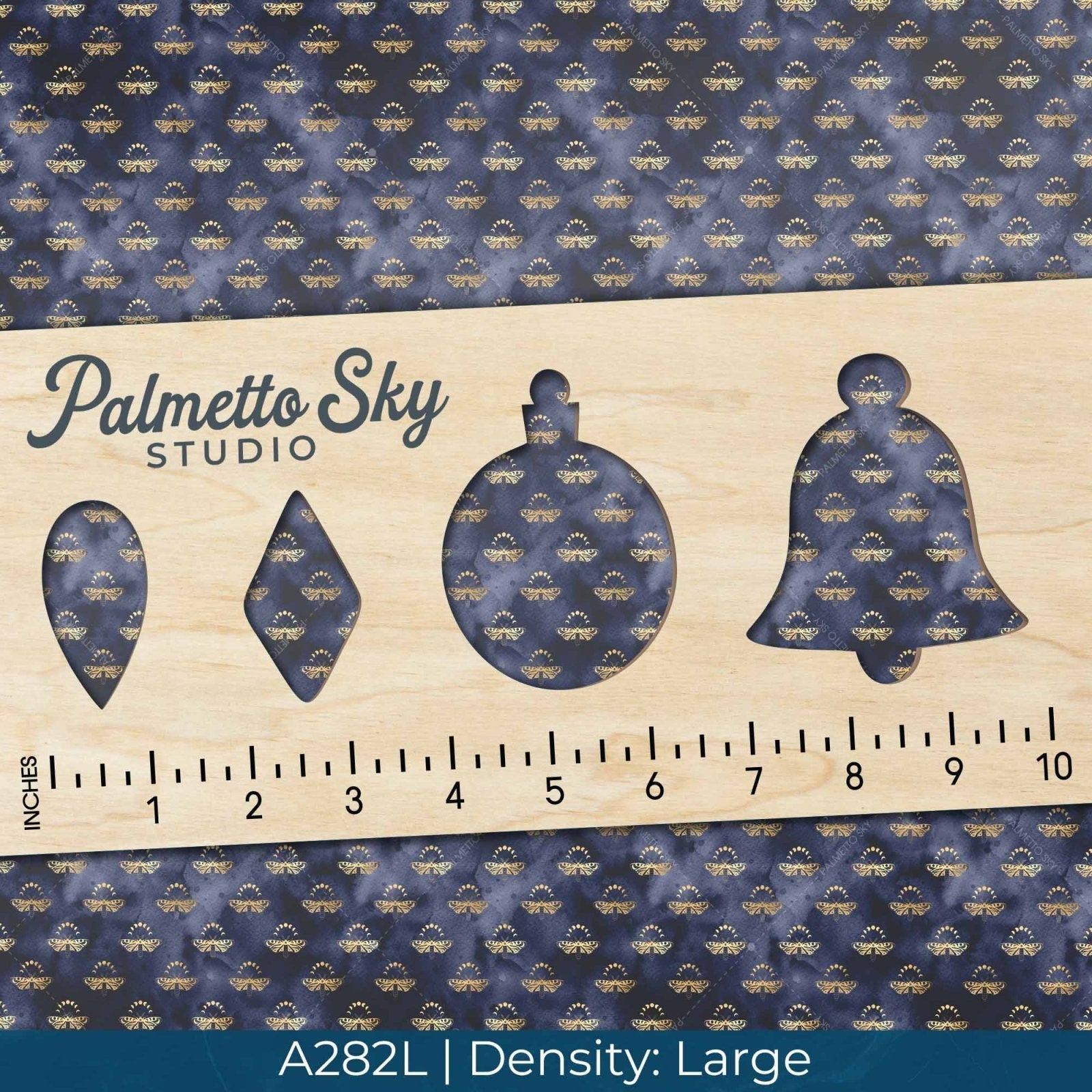 A282 Mythical Navy Moth Butterfiles - Palmetto Sky Studio