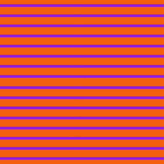 A286 Orange Purple Stripes - Palmetto Sky Studio