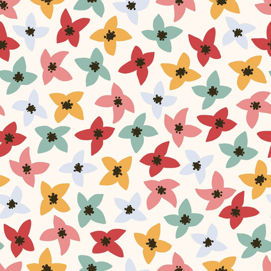 A287 Colorful Flower Blossoms - Palmetto Sky Studio