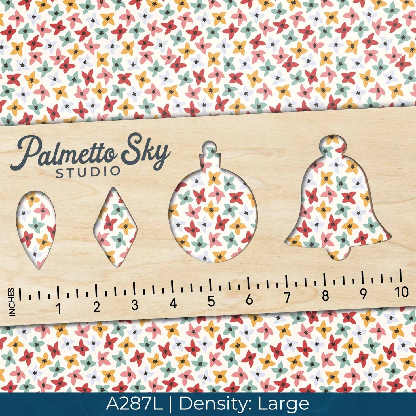 A287 Colorful Flower Blossoms - Palmetto Sky Studio