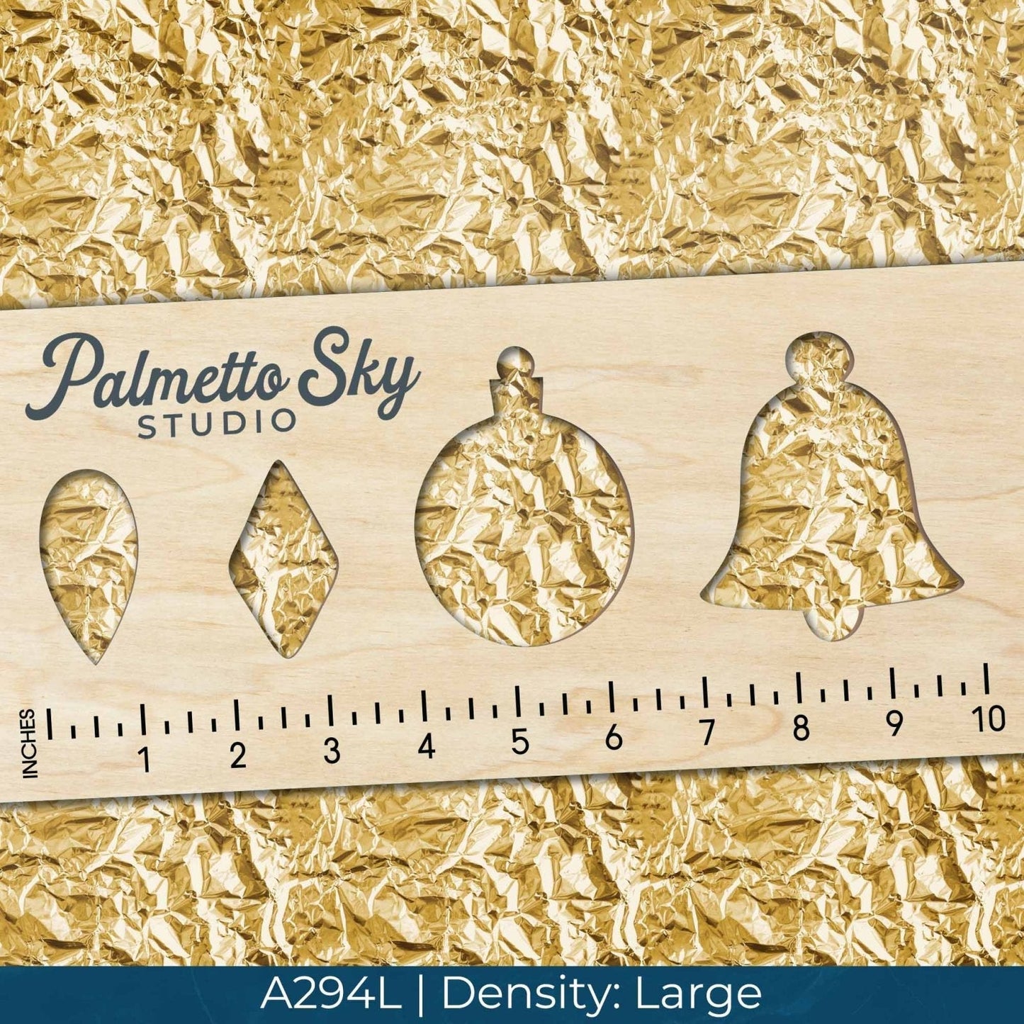 A294 Crinkled Gold Foil - Palmetto Sky Studio