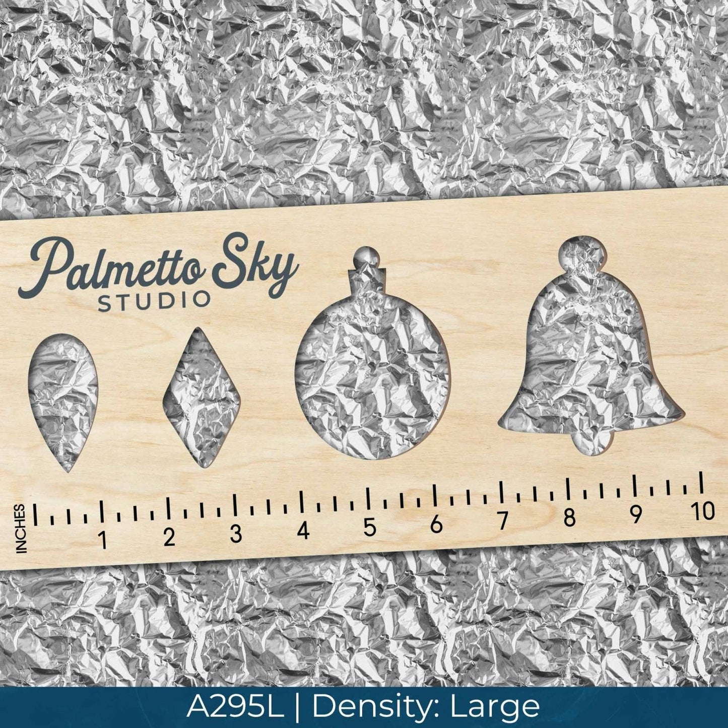 A295 Crinkled Silver Foil - Palmetto Sky Studio