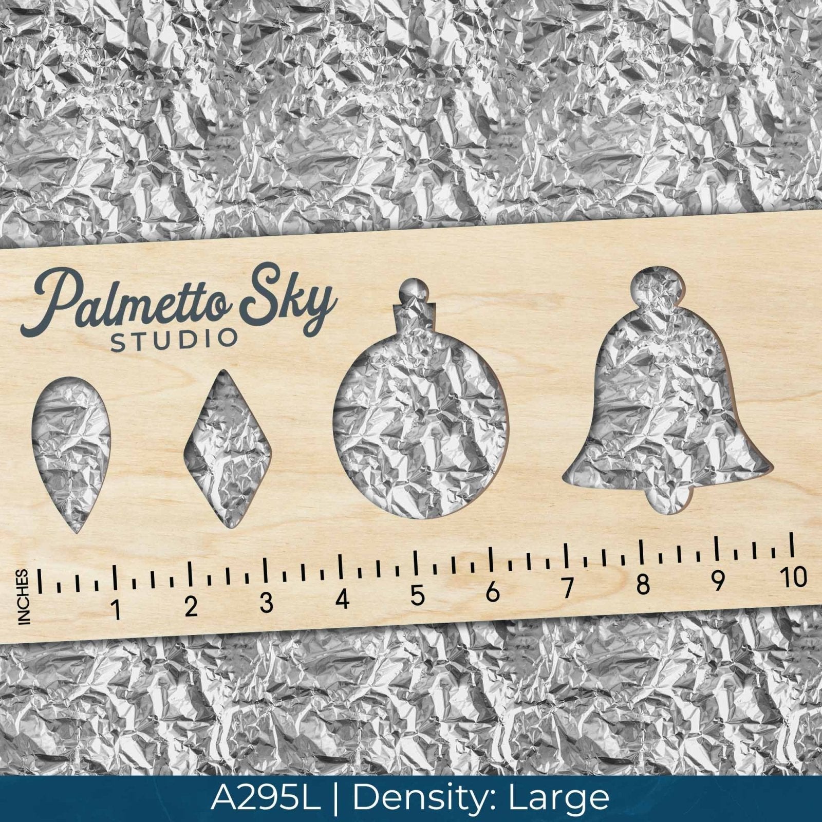 A295 Crinkled Silver Foil - Palmetto Sky Studio