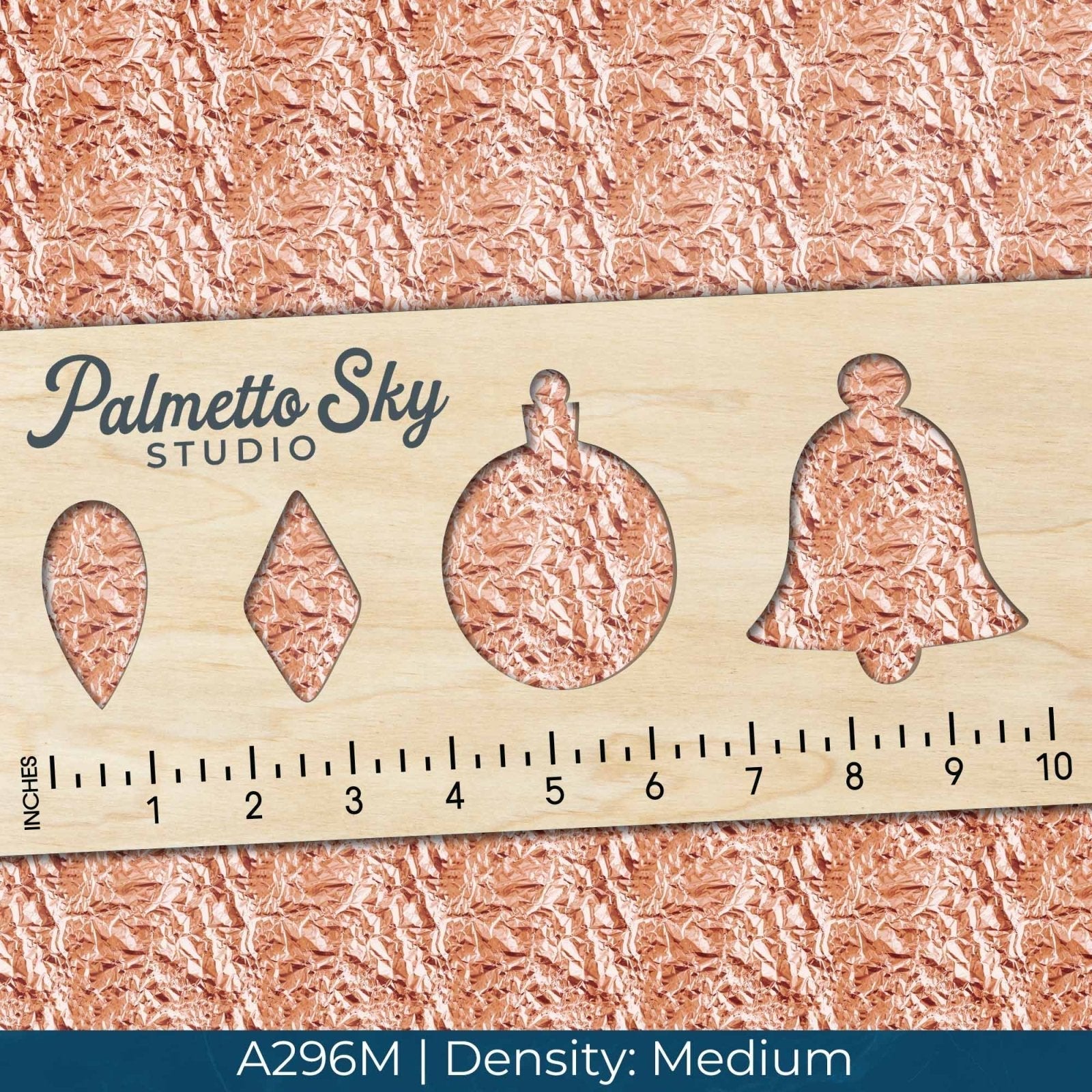 A296 Crinkled Rose Gold Foil - Palmetto Sky Studio