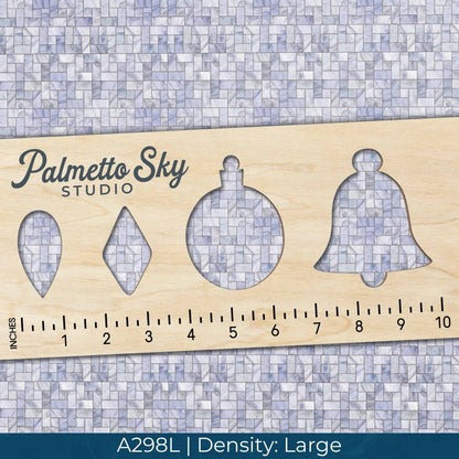 A298 Blue Mosaic Tiles - Palmetto Sky Studio