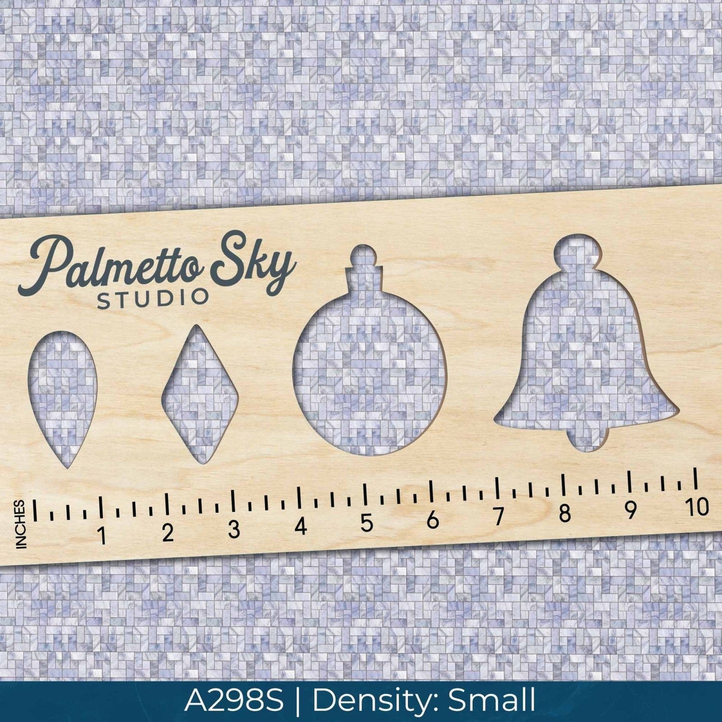 A298 Blue Mosaic Tiles - Palmetto Sky Studio