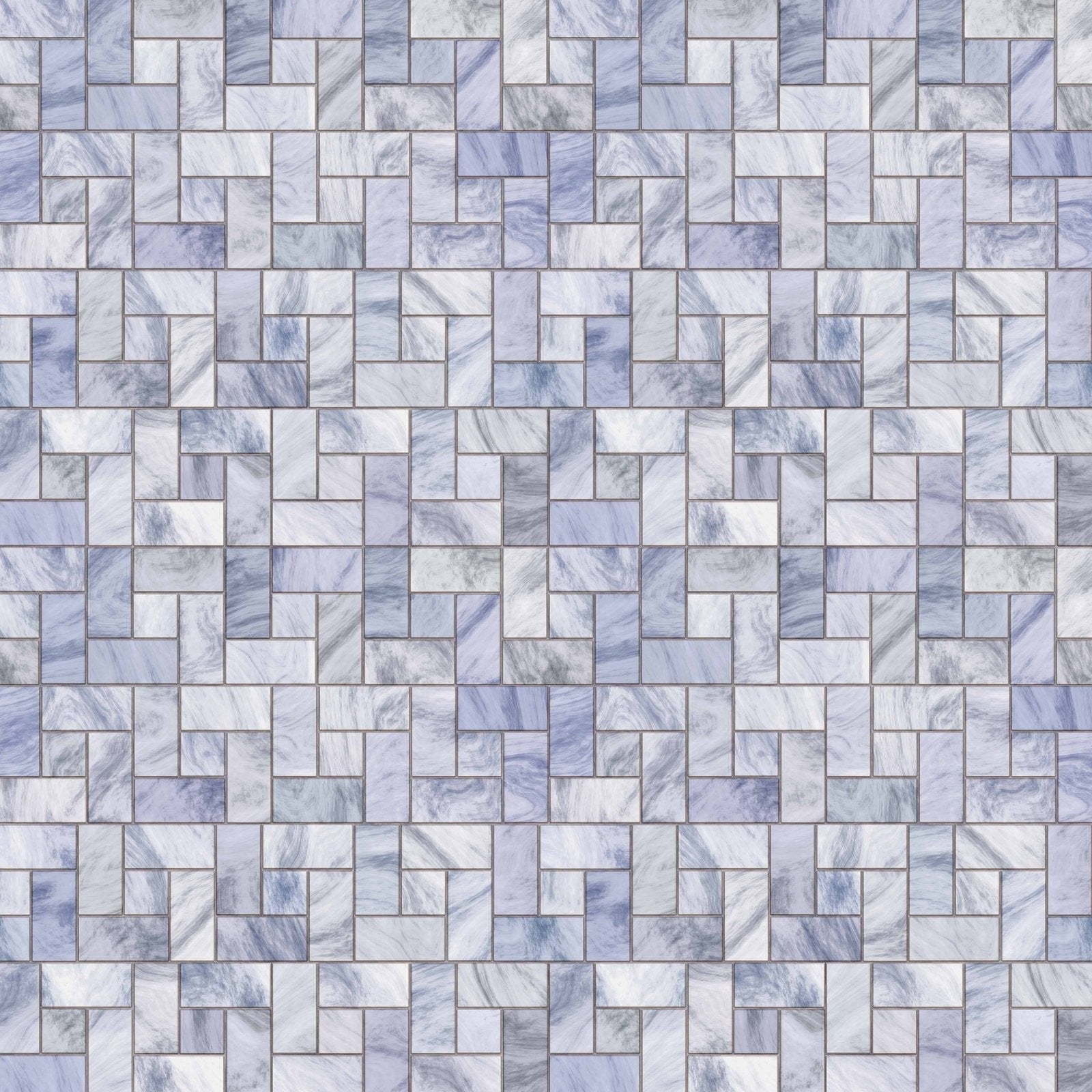 A298 Blue Mosaic Tiles - Palmetto Sky Studio