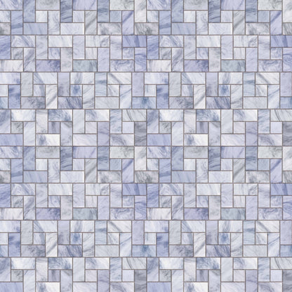 A298 Blue Mosaic Tiles - Palmetto Sky Studio