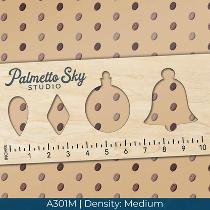 A301 Brown Coffee Beans - Palmetto Sky Studio