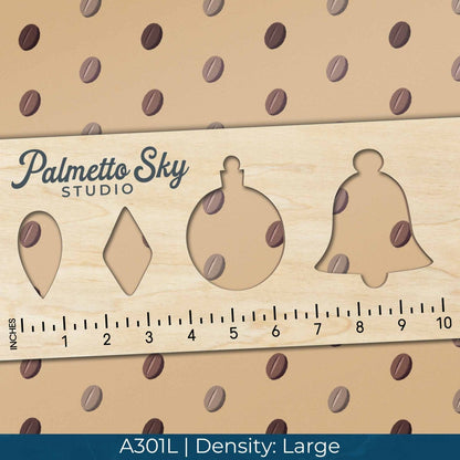 A301 Brown Coffee Beans - Palmetto Sky Studio