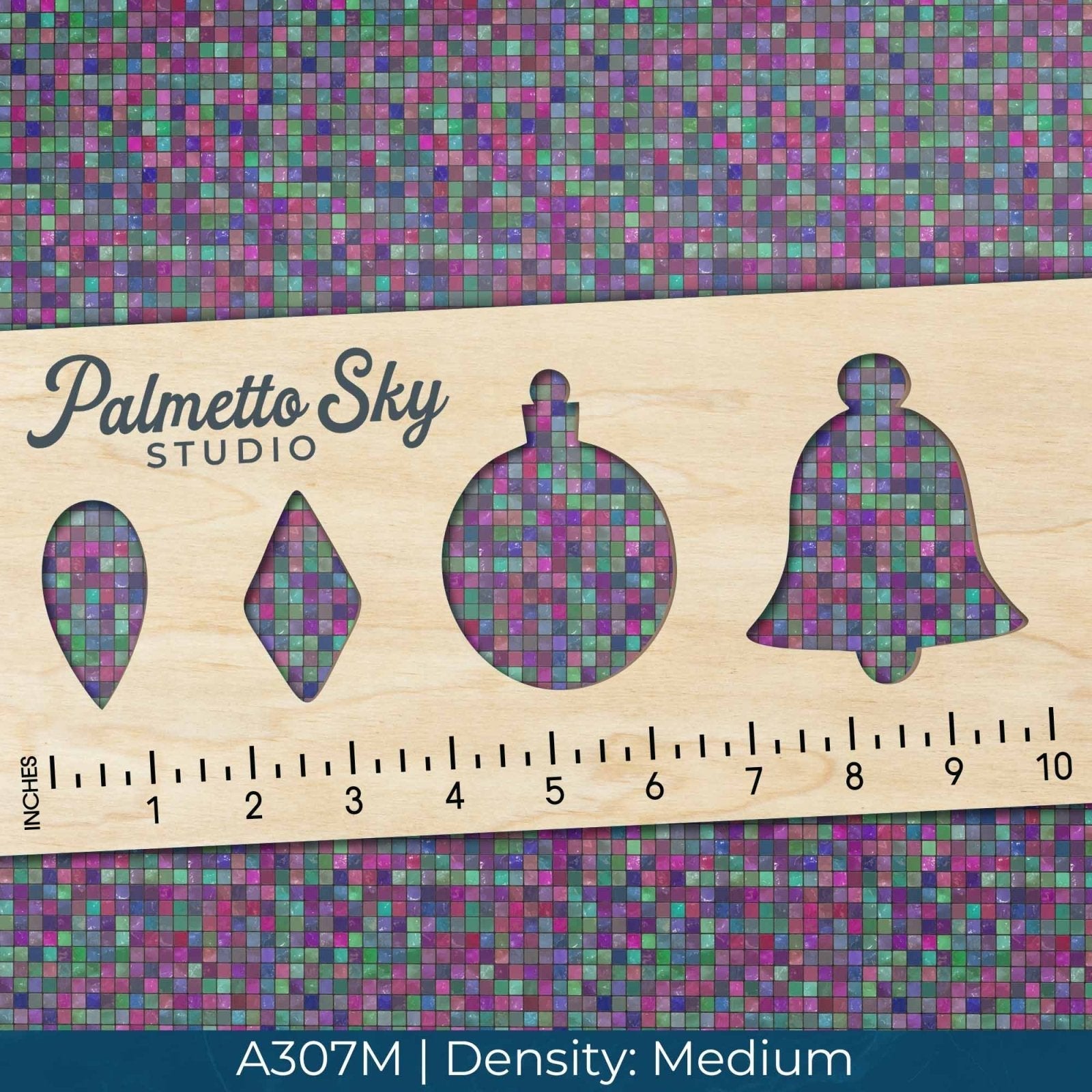 A307 Jewel Tone Mosaic Tiles - Palmetto Sky Studio